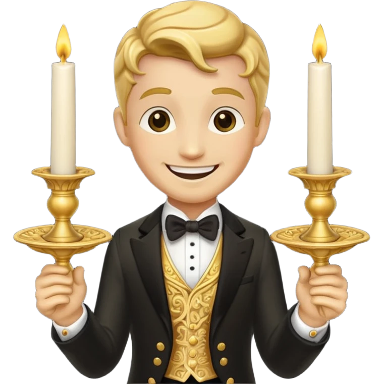 Character in Beauty and the Beast: Candlestick Butler Lumia emoji