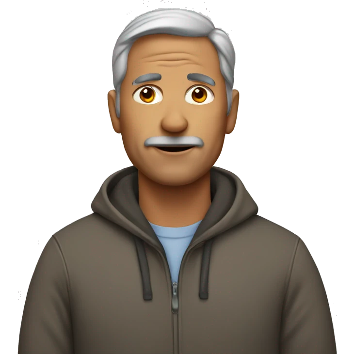 middle aged male emoji