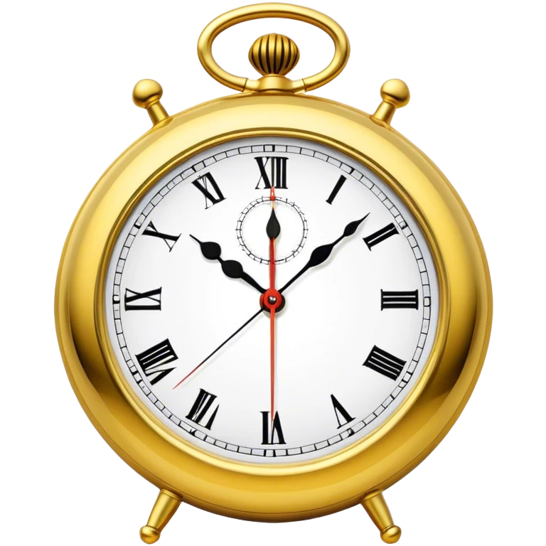 Gold Clock by Salvador Dali emoji