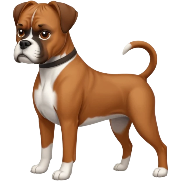 creame iconos de un boxer perro animal emoji