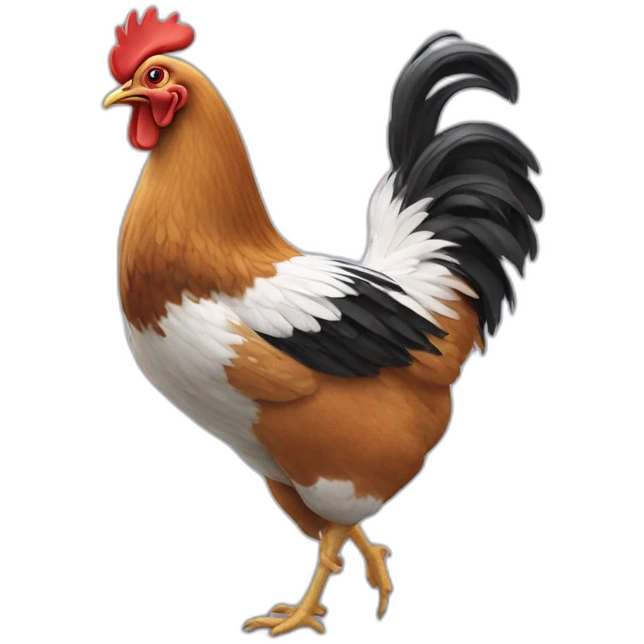 Une poule qui dance emoji