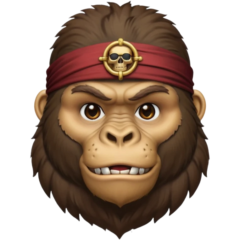 pirate gorilla emoji