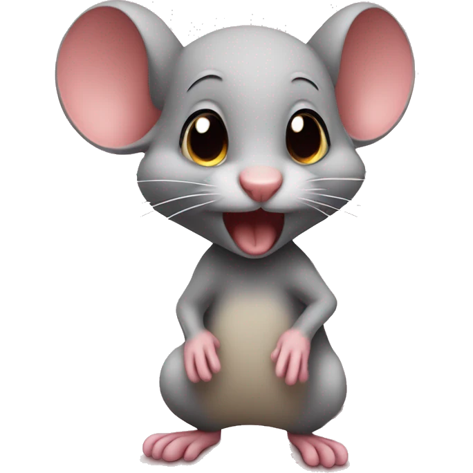 Mouse cute Angriff emoji