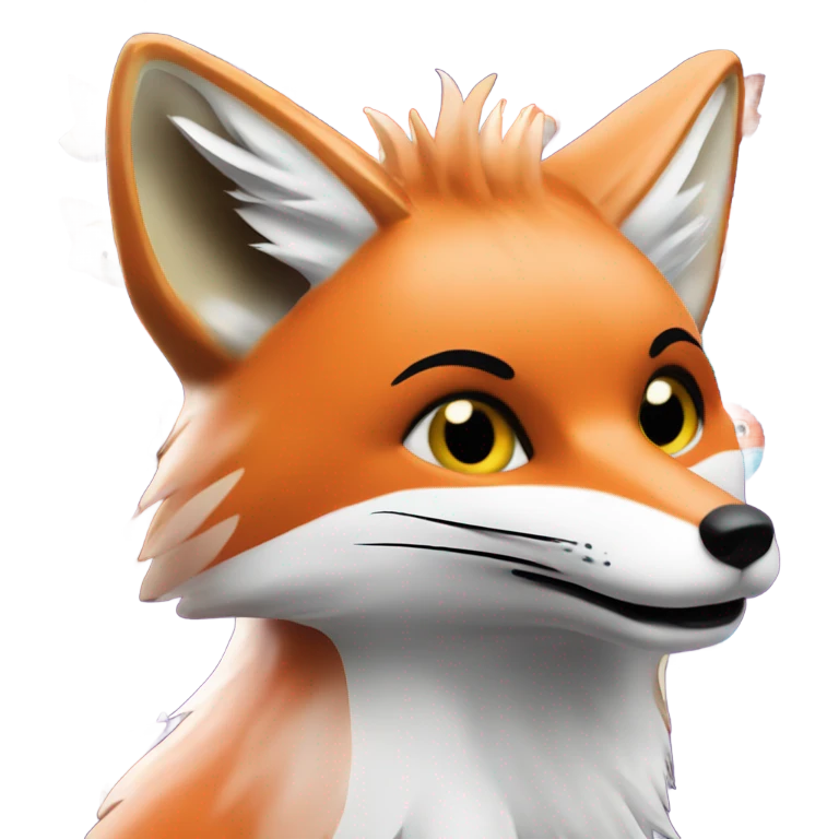 Fox on MSNBC peacock logo emoji