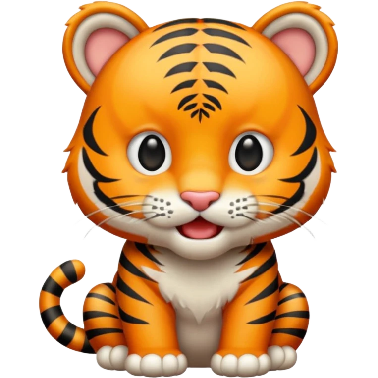 Tiger mewing emoji