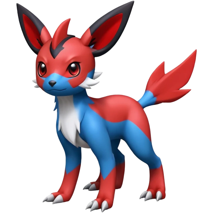  Cute Guilmon-Latias-Umbreon-Fakémon-hybrid-creature (full body)  emoji