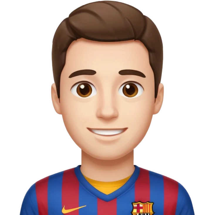 ich bin froh, ich bin Barcas Fan emoji