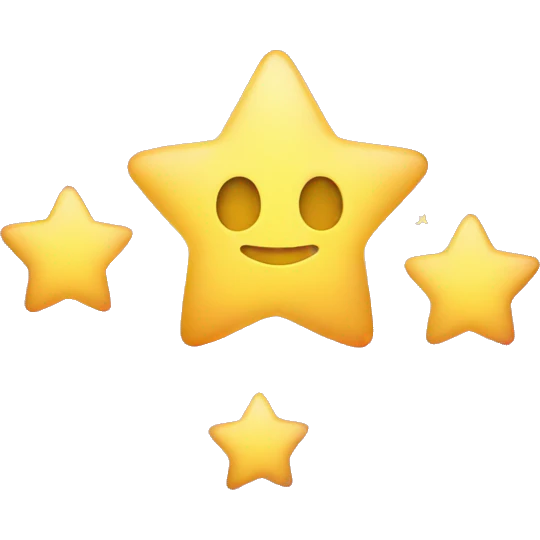 3 STAR GLOW emoji