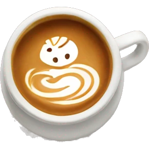 Hojicha latte emoji