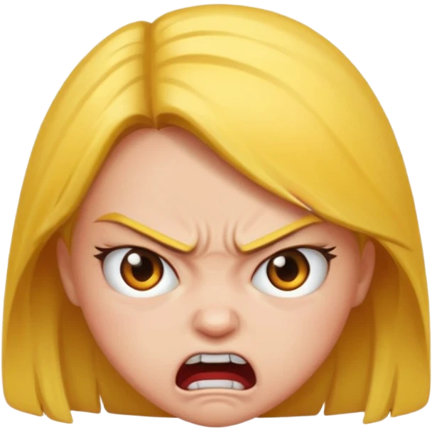 Angry girl emoji