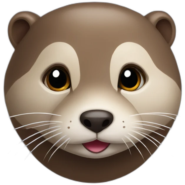 Loutre dans un coeur emoji