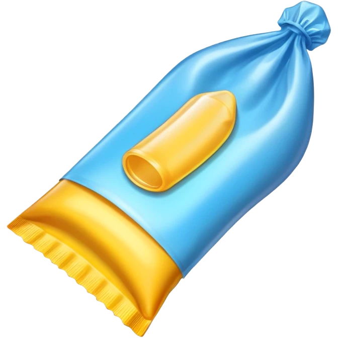 condom wrapper emoji