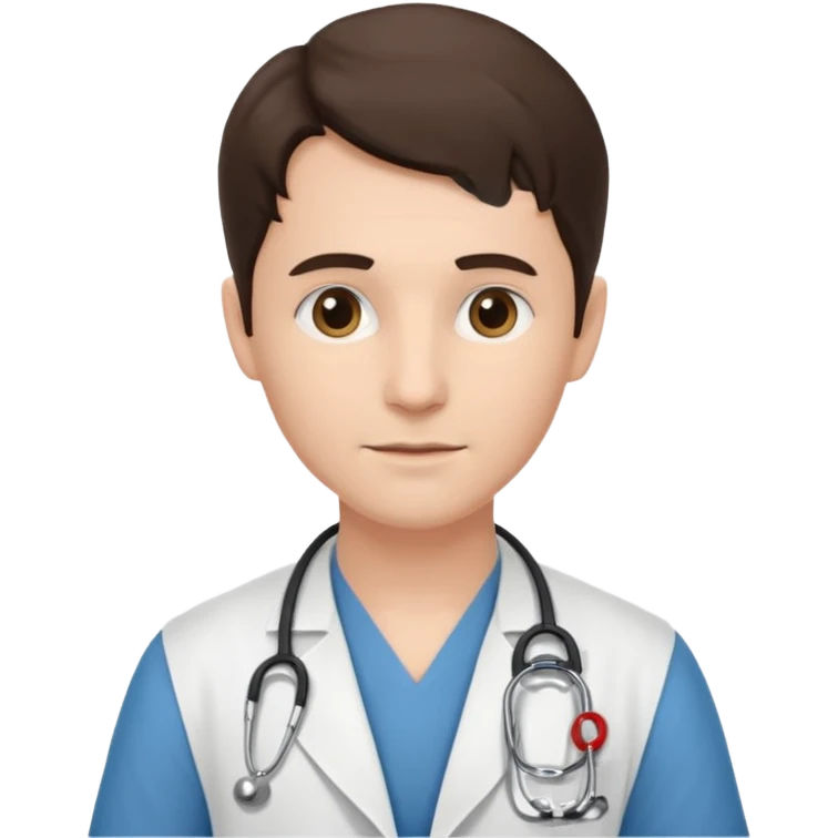 Victorian doctor illustration style emoji