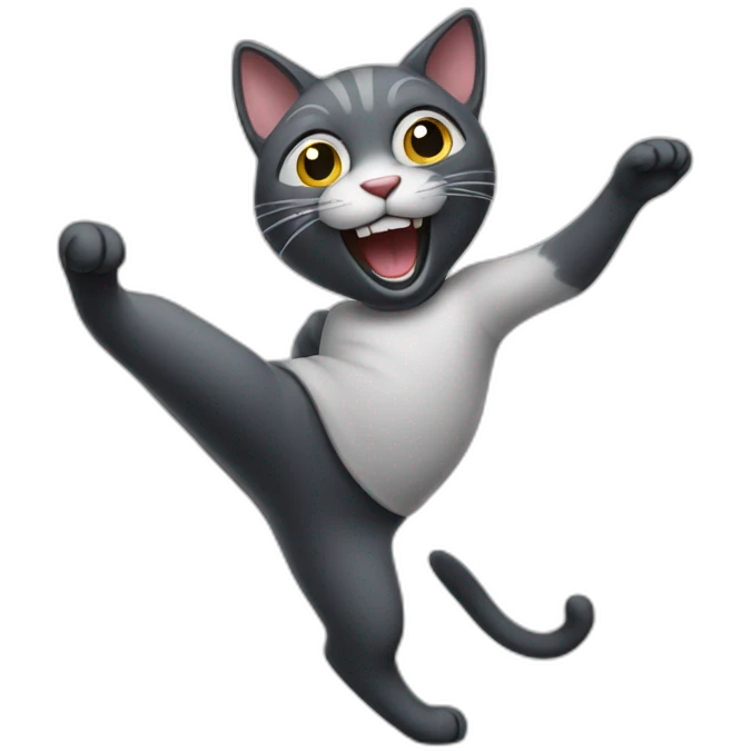 dancing cat emoji