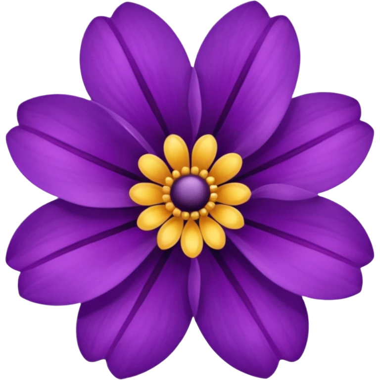 Purple flower emoji