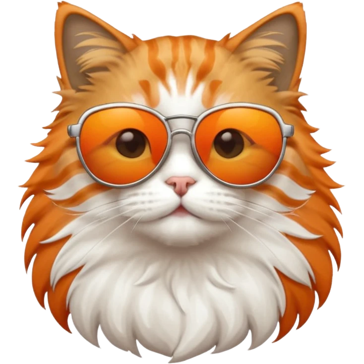 Cat wearing sunglasses emoji
