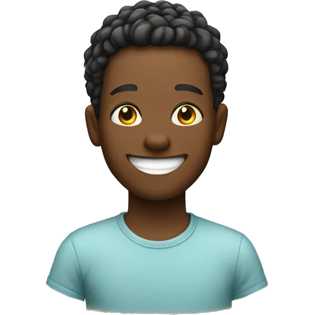 smiing teenager  emoji