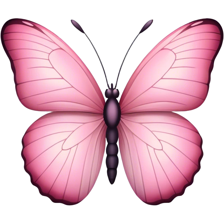 Light pink butterfly emoji