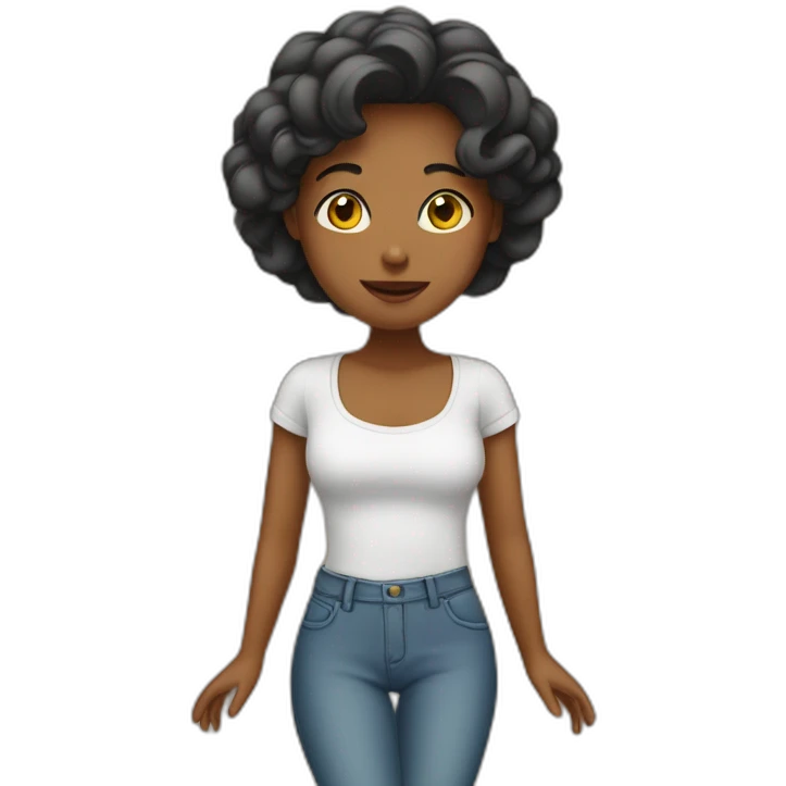 Femme avec des murs emoji
