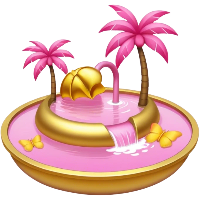belief gold pink paradise emoji