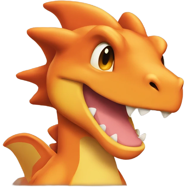 Charzard winking emoji