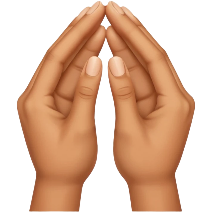 two hands forming an triangle emoji