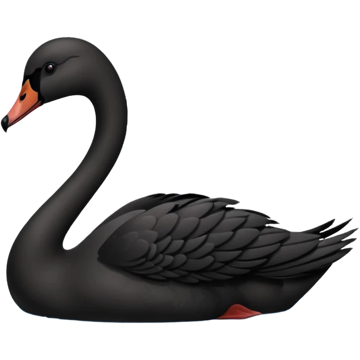 Black swan emoji