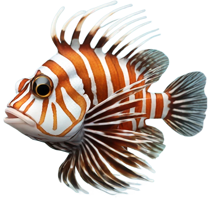 realistic lion fish emoji