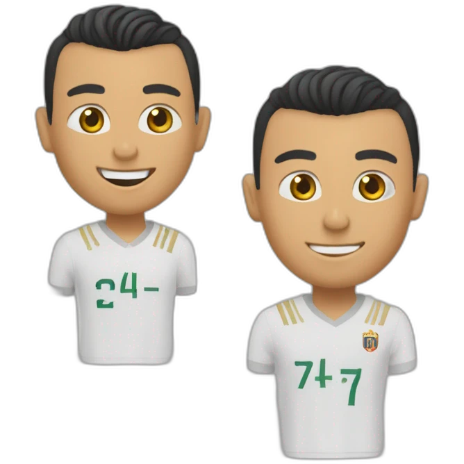 ronaldo sur le dos d'un dromadaire emoji