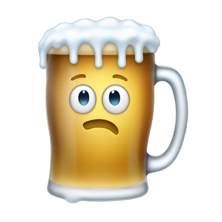 Drinking beer emoji