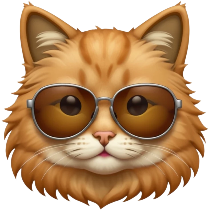 Cat wearing sunglasses emoji