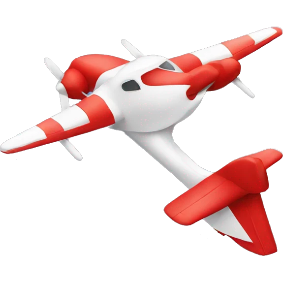 Red plane emoji