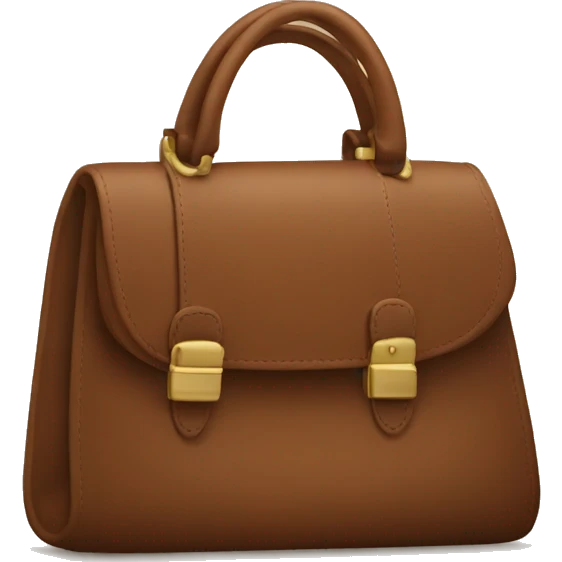Brown handbag emoji