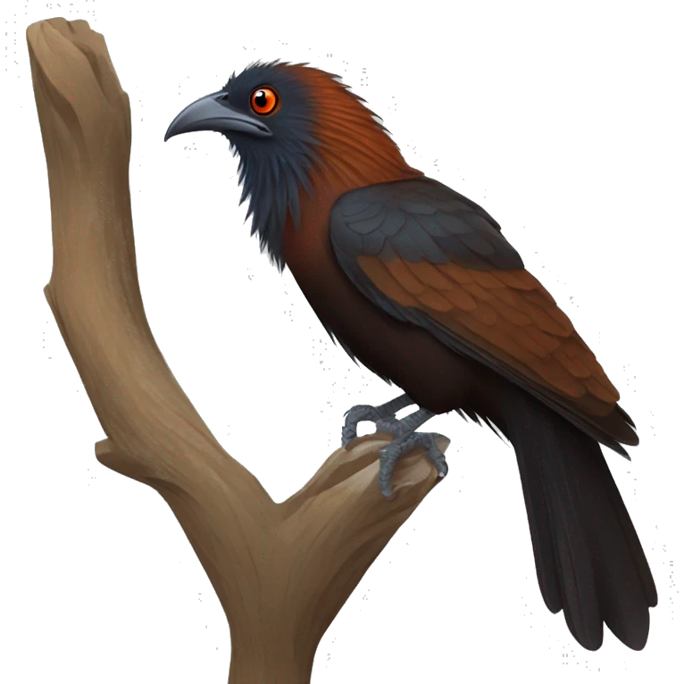 Greater coucal emoji