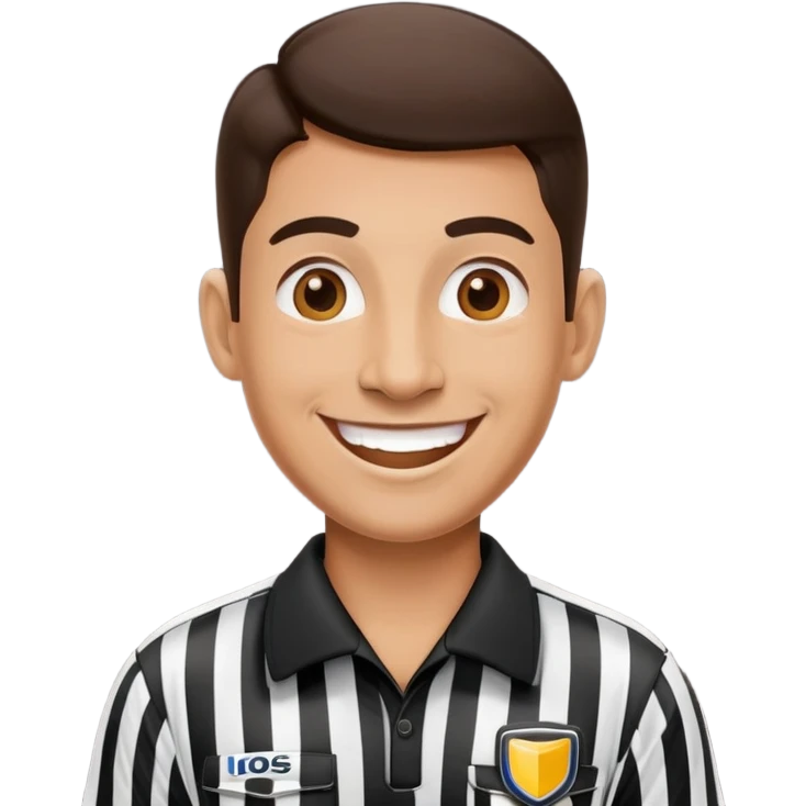 happy referee emoji