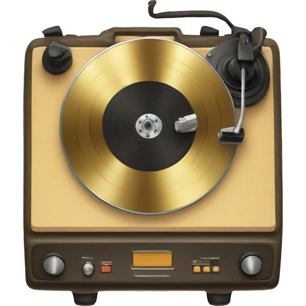 tocadiscos vintage emoji