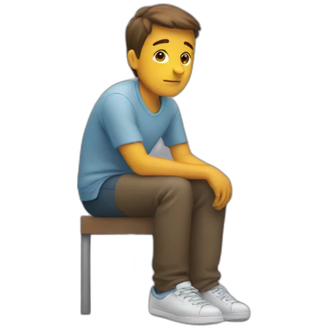 Person waiting patiently emoji