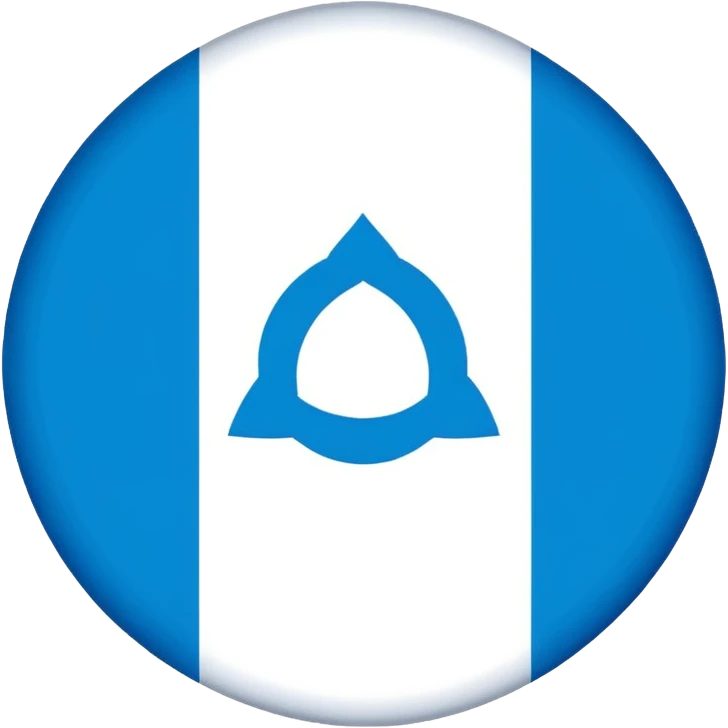 This is the flag of the Italian football club SSC Napoli. It features a large white letter “N” in the center, set against a blue circle, with a lighter blue background. Are you interested in knowing more about the team, its history, or something else related to this flag?
Emoji maker emoji