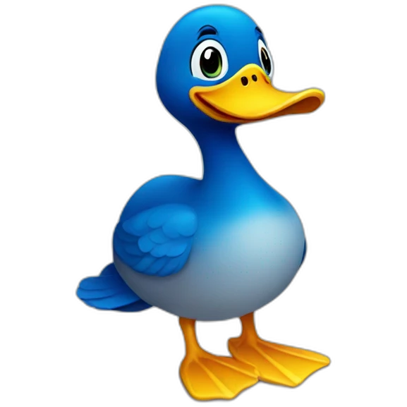 blue duck emoji