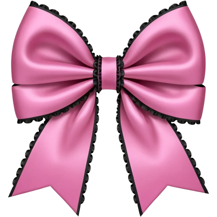 pink gothic bow emoji