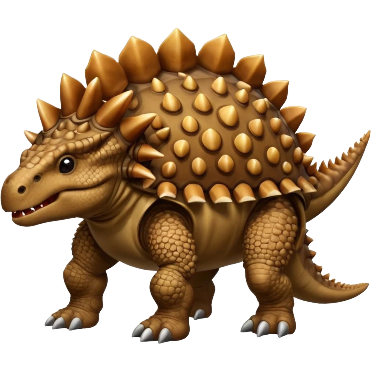 A brown ankylosaurus that doesn’t look mutated and actually looks like a normal ankylosaurus  emoji
