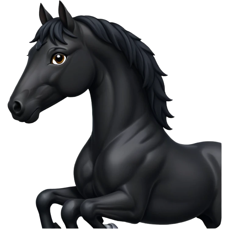 Black horse emoji emoji