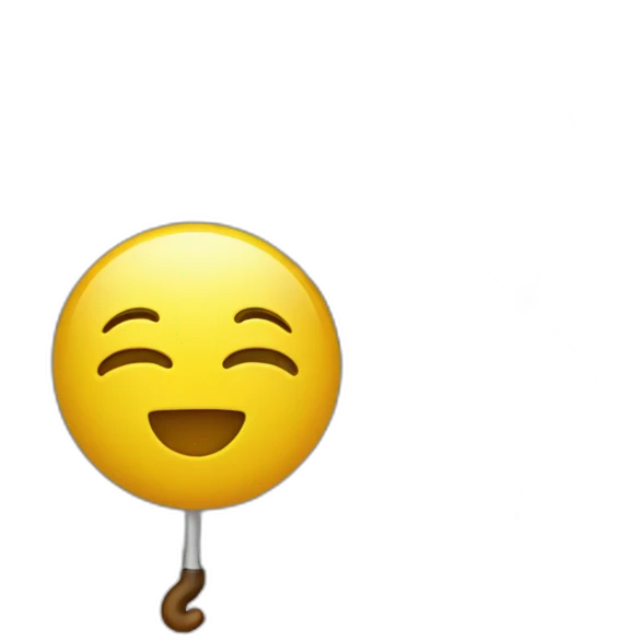 Chat avec un parapluie emoji