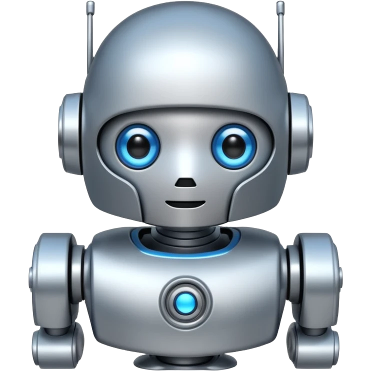 a.i cute robot emoji