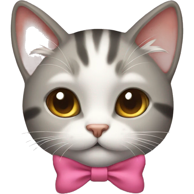 cat with bow emoji