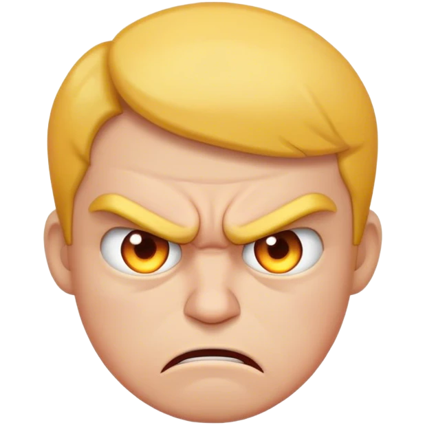 When you're mad but you don't to show  emoji