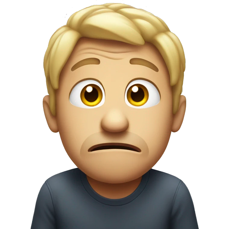 Very scared  emoji