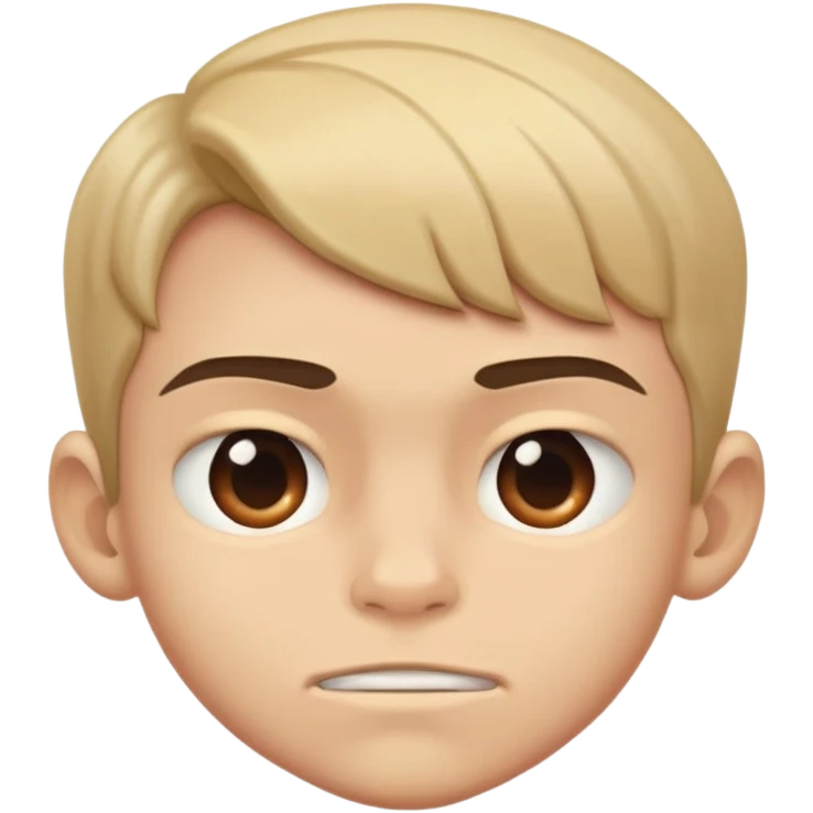 ragazzo con mascella grossa emoji