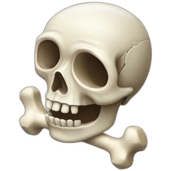 Rubber bone emoji