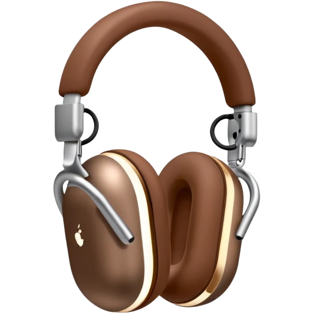 Airpods max brown color emoji